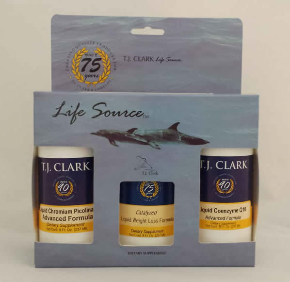 T.J. Clark Life Source Weight Loss Supplement Package